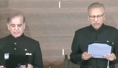 شهباز شریف به عنوان بیست‌وچهارمین نخست‌وزیر پاکستان سوگند یاد کرد