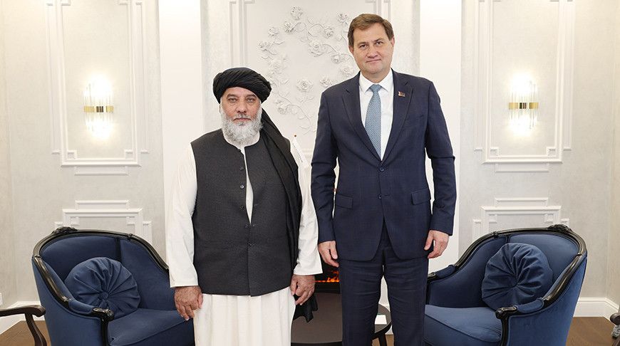 وزیر خارجه بلاروس و وزیر تجارت طالبان درباره گسترش روابط گفت‌وگو کردند