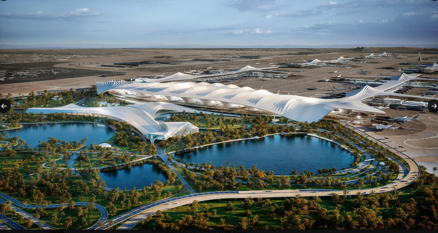 حاکم دبی بزرگ‌ترین ترمینال هوایی جهان را به ارزش بیش از ۳۴ میلیارد دالر  می‌سازد 