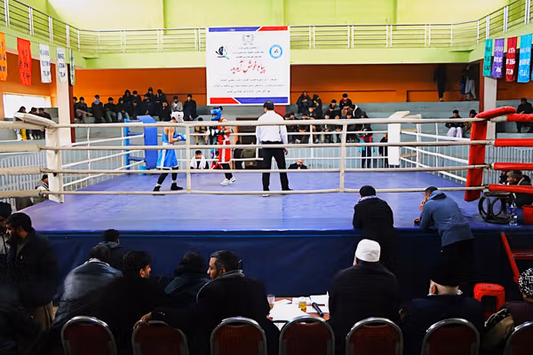 آغاز رقابتهای انتخابی تیم ملی مشتزنی جوانان افغانستان در کابل