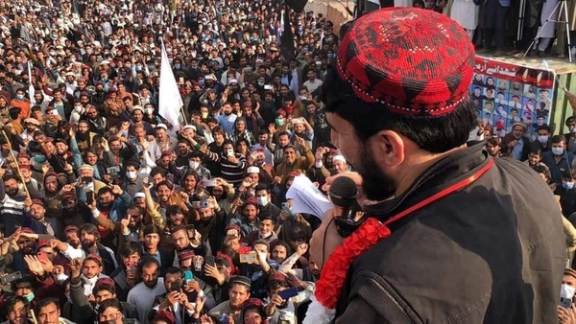 د پښتون ژغورنې غورځنګ د ۲۰۲۱ کال د پېښور غونډې انځور