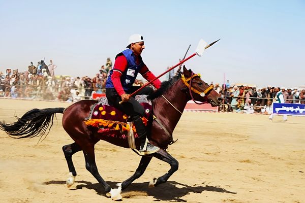 آغاز تورنمنت نیزهزنی در غزنی با حضور ۹ تیم از هشت ولایت