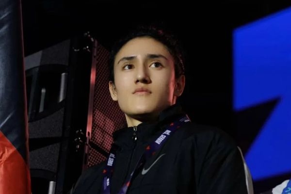 رقابت تمنا احمدی، ورزشکار «امامای» افغانستان با حریفی از هانگکانگ