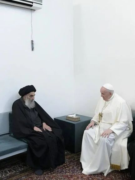 آیتالله سیستانی درگذشت پاپ فرانسیس را تسلیت گفت