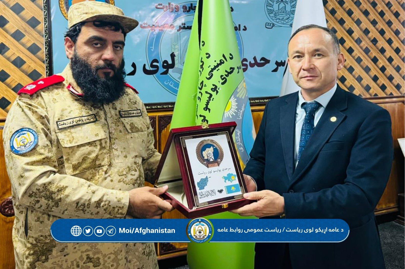 طالبان وايي له قزاقستان سره د امنیتي همکاریو د پراختیا لپاره ګډ تفاهم شوی