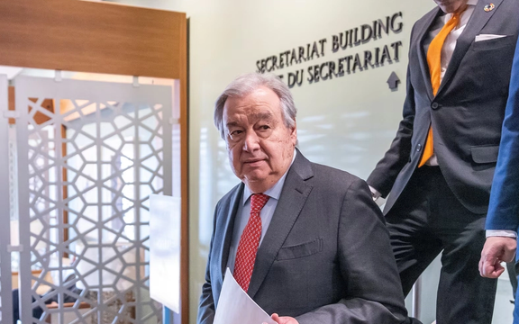 د ملګرو ملتونو سرمنشي په غزه کې د اوربند د پلي کېدا هرکلی کړی