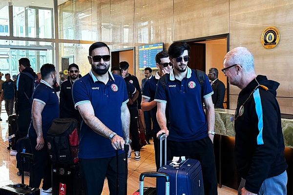 تیم ملی کریکت افغانستان برای شرکت در جام جهانی ۲۰آوره ۲۰۲۶ وارد هندوستان شد