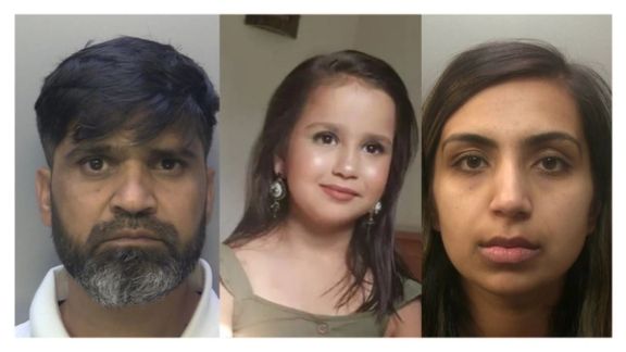 پدر و نامادری دختر ۱۰ ساله به جرم قتل او به حبس طولانی در بریتانیا محکوم شدند