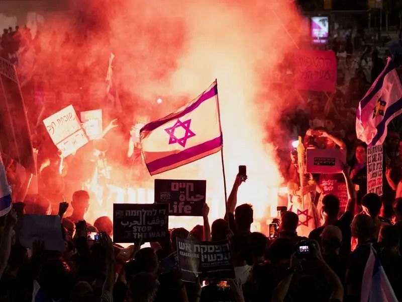 تظاهرات مخالفان دولت نتانیاهو در چند شهر اسرائیل برگزار شد