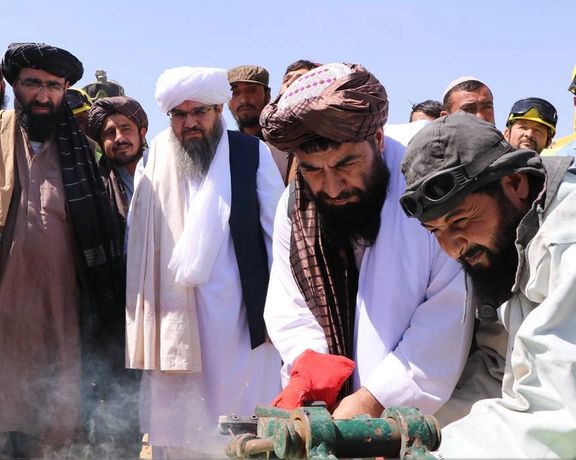 مقامات طالبان خط لوله انتقال گاز از شبرغان به مزارشریف را افتتاح کردند