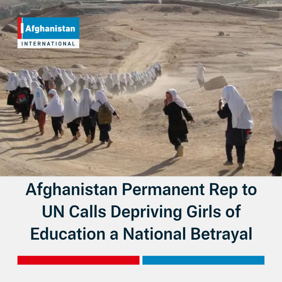 Afghanistan Permanent Rep To UN Calls Depriving Girls Of Education A ...