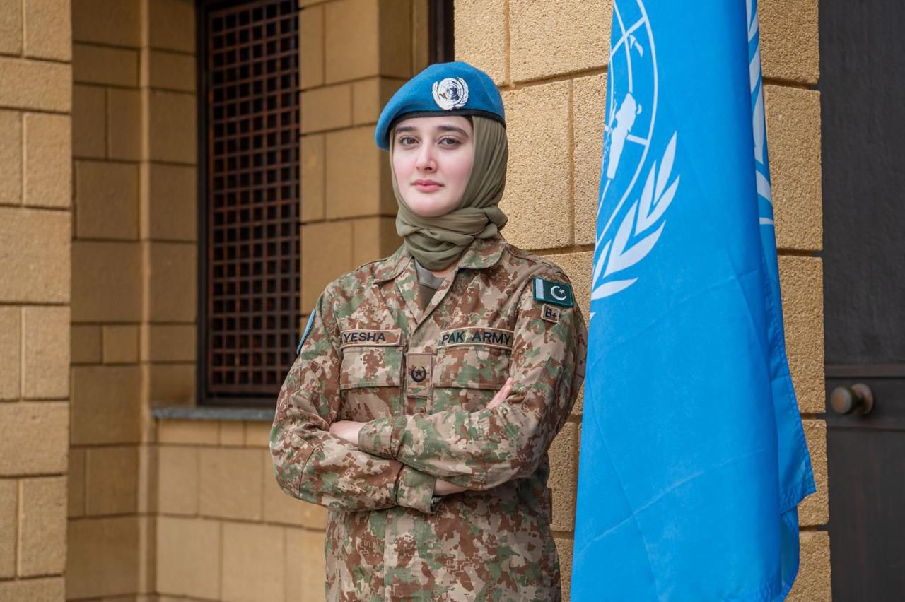 پایان ماموریت زن پاکستانی که صلح‌بان سازمان ملل در قبرس بود