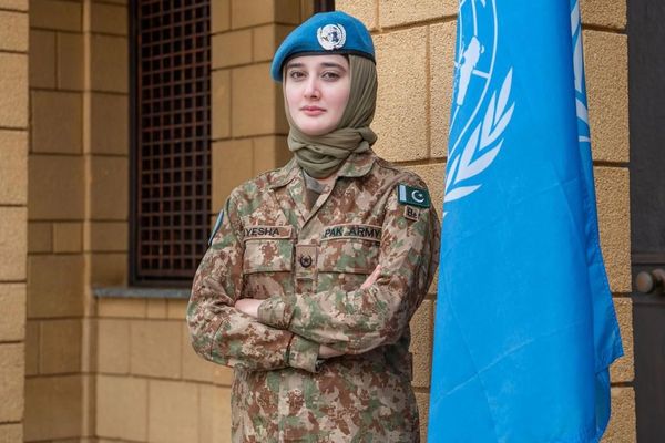 پایان ماموریت زن پاکستانی که صلحبان سازمان ملل در قبرس بود