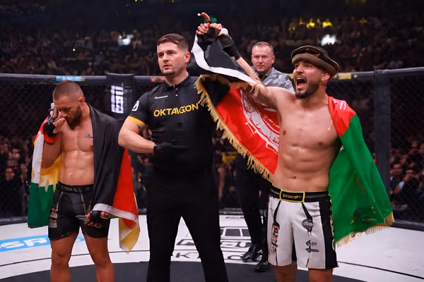 عبدالله سلطانی مبارز افغان، حریف عراقی خود را در آلمان شکست داد