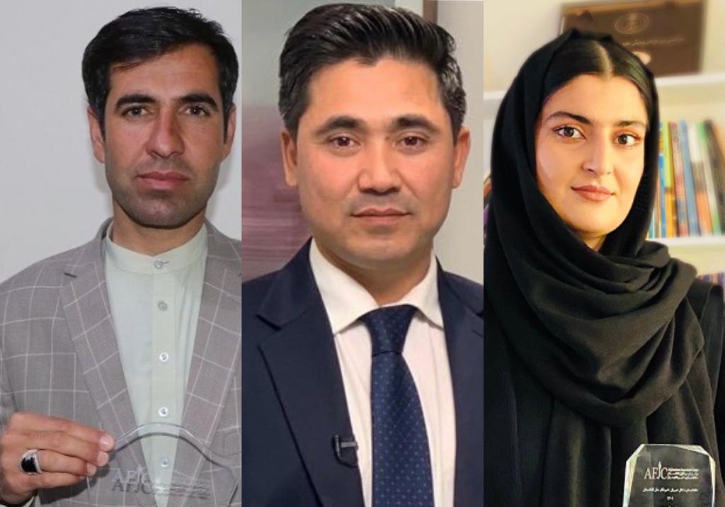 مرکز خبرنگاران عارف یعقوبی، یوسف حنیف و مرجان وفا را «خبرنگار سال افغانستان» معرفی کرد