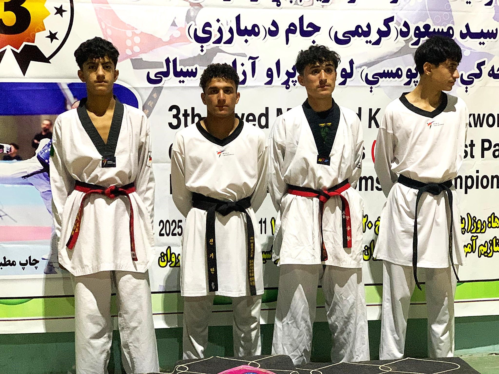 ورزشکاران برتر شش وزن مسابقات آزاد تکواندو نوجوانان در پروان معرفی شدند