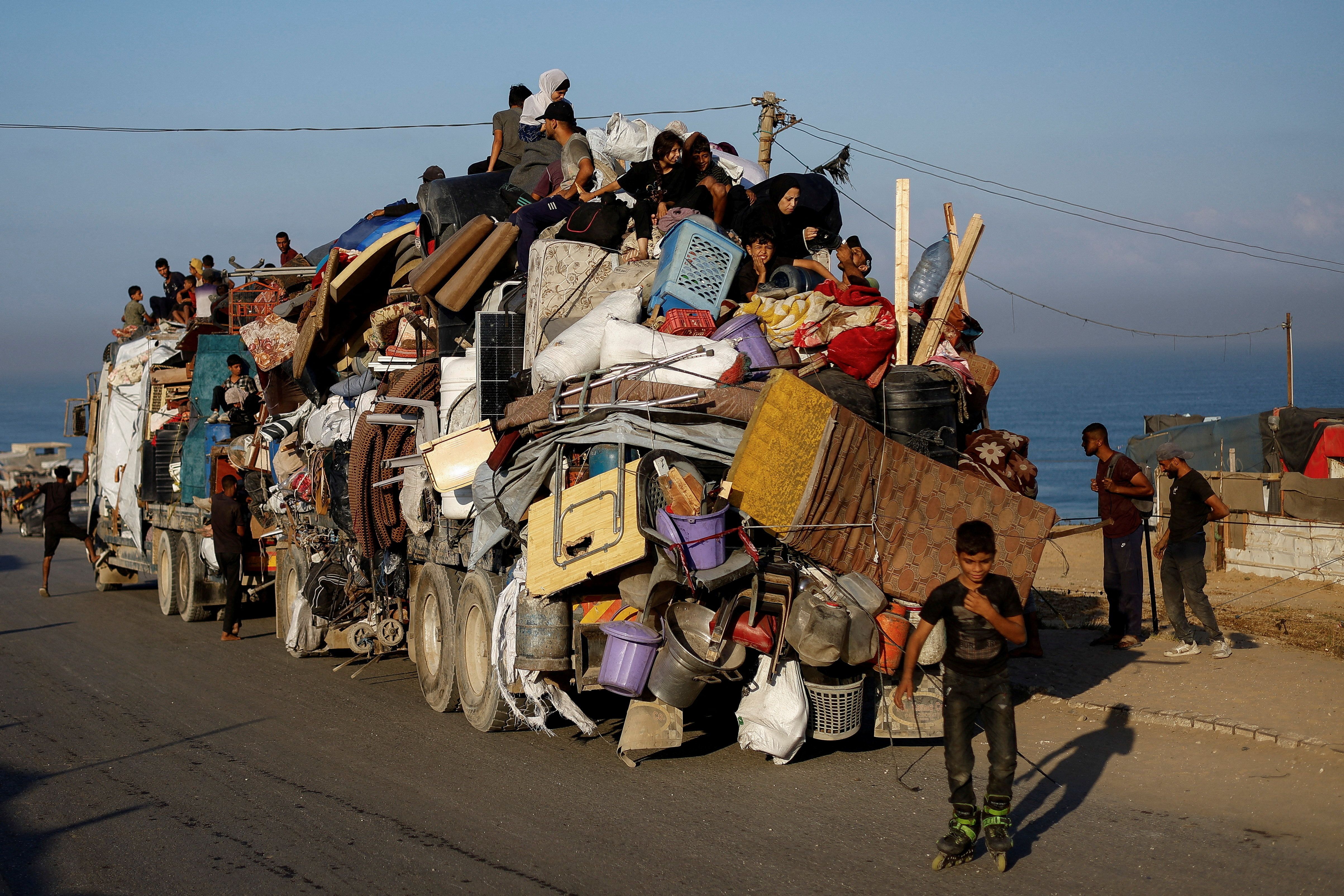 الأمم المتحدة: نزوح أكثر من 250 ألف شخص من غزة خلال شهر