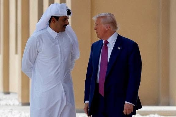 ټرمپ او د قطر امیر له ایران سره د کړکېچ د کمولو پر هڅو غږېدلي