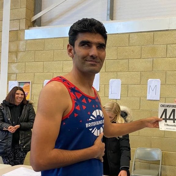 ولی محمد نوری، شناگر نابینای افغانستان در مسابقات لندن سوم شد