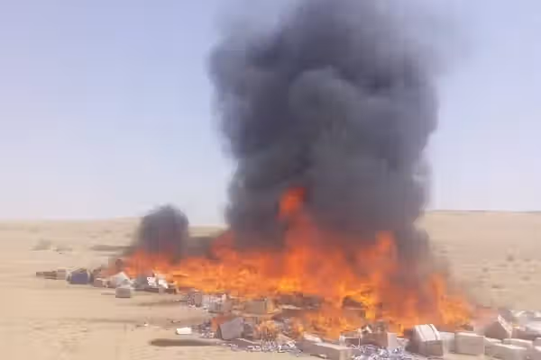 طالبان نزدیک به هفت تُن داروی قاچاق را در هلمند سوزاند