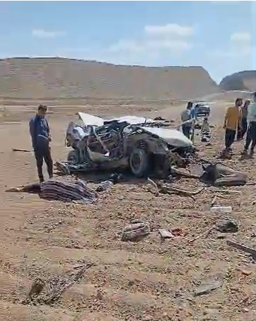 شش مهاجر افغان در یک رویداد ترافیکی در کرمان ایران جان باختند