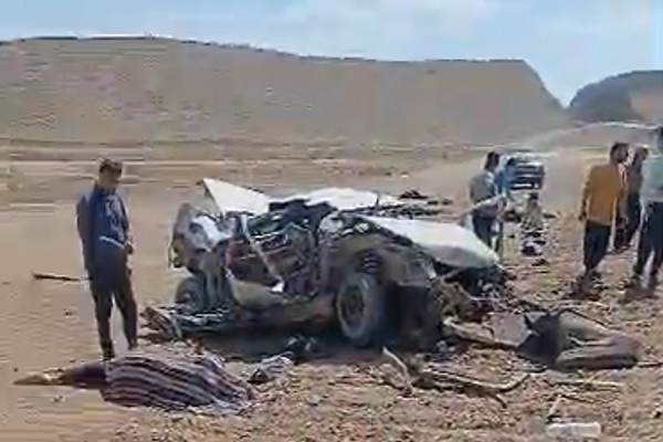 شش مهاجر افغان در یک رویداد ترافیکی در کرمان ایران جان باختند