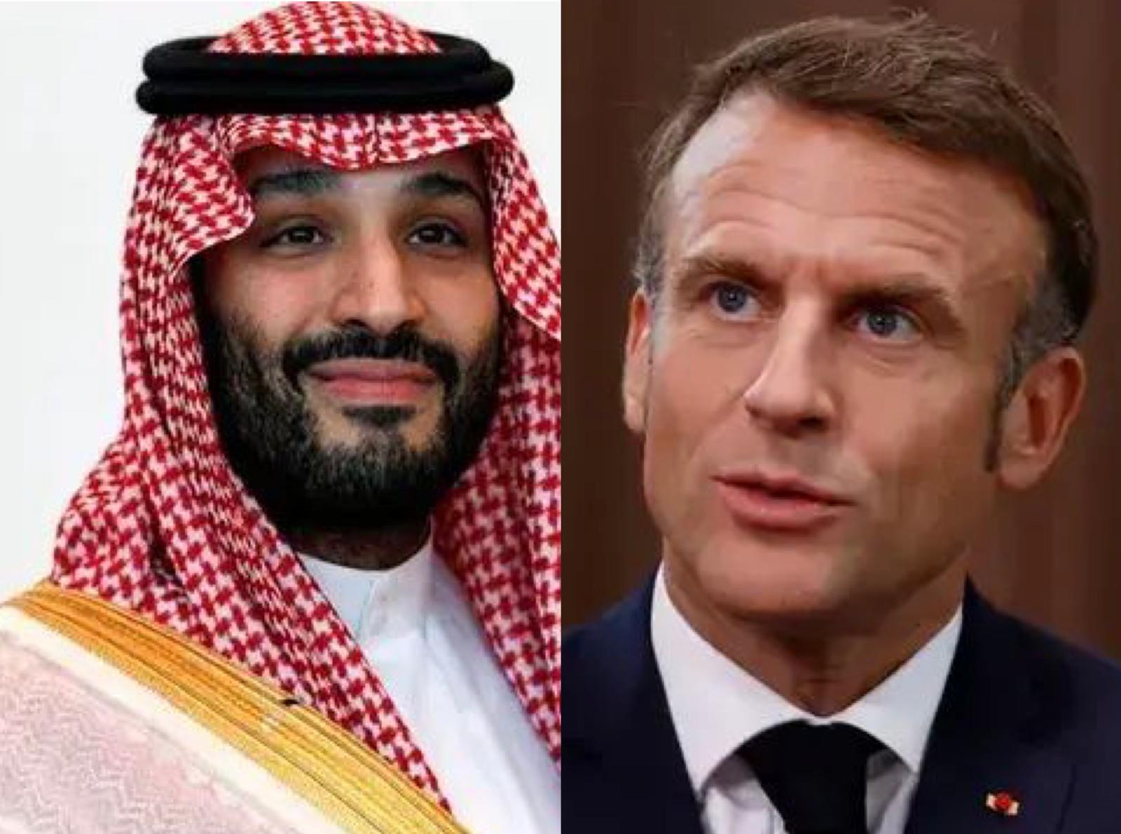 رئیس‌جمهور فرانسه و ولیعهد عربستان سعودی درباره کاهش تنش در منطقه گفت‌و‌گو کردند