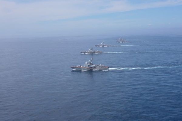 اوکراین میگوید دو کشتی روسی حامل تجهیزات نظامی را در دریای خزر هدف قرار داده است