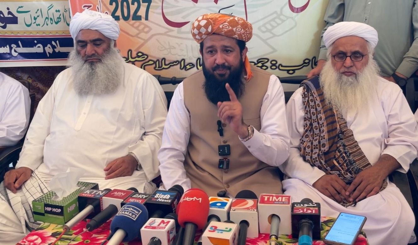 په سند کې د جمعیت علما منشي: دغه ګوند د پاکستان اوسنی حکومت او پارلمان په رسمیت نه پېژني