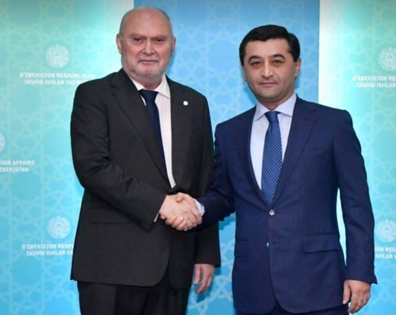Uzbekistan FM and UN Special Coordinator Discuss Situation in Afghanistan