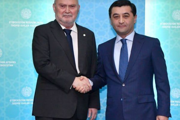 Uzbekistan FM and UN Special Coordinator Discuss Situation in Afghanistan