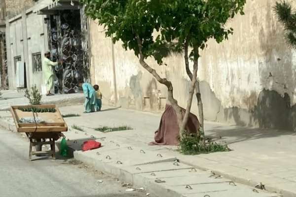 گدایی دهها زن در شهر قندهار، مرکز سیاسی طالبان