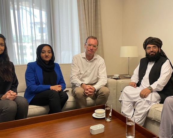 سهیل شاهین: با کاردار سفارت بریتانیا برای افغانستان دیداری سازنده داشتم