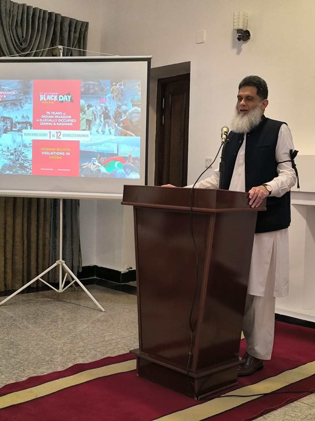 سفارت پاکستان در کابل از جامعه جهانی خواست مسأله جامو و کشمیر را حل کند