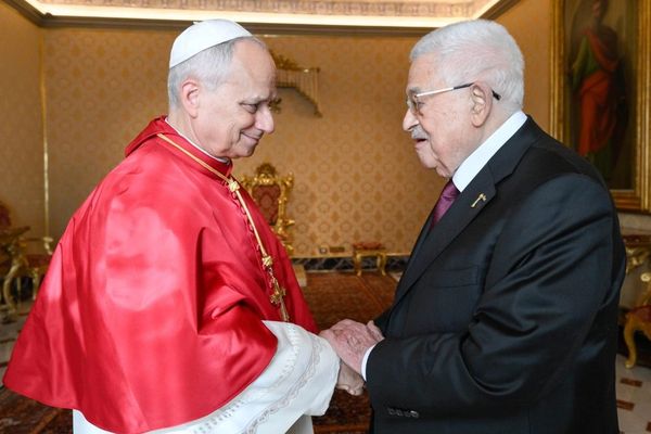 رهبر کاتولیکهای جهان با رئیس تشکیلات خودگردان فلسطین دیدار کرد