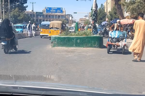 اداره ترافیک هرات میگوید مقبرهای که از وسط جاده برداشته شد واقعی نبود