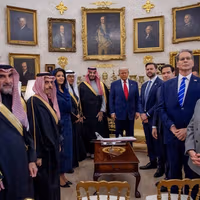 زن عرب کیست که ولیعهد را در دیدار با ترامپ همراهی کرد؟