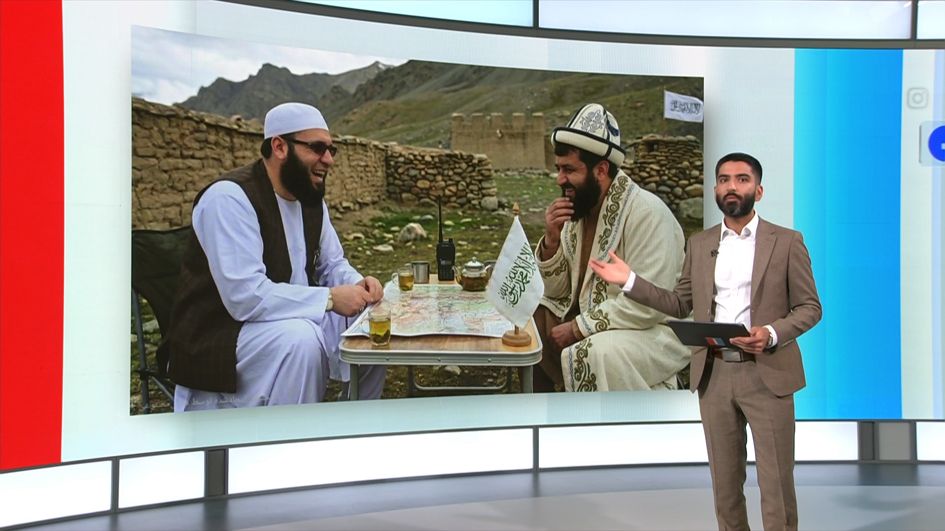 تصاویر جعلی از «دیدار» یعقوب مجاهد با جمعه‌خان فاتح