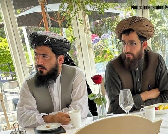 Norway Hosts Taliban Officials At Oslo Forum Despite Protests By Afghans