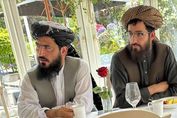 Norway Hosts Taliban Officials At Oslo Forum Despite Protests By Afghans