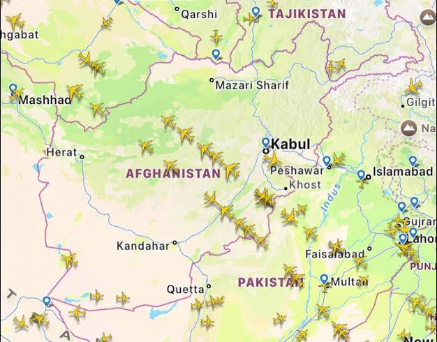 طالبان وایي د افغانستان هوايي حریم د ملکي الوتنو لپاره خوندي دی