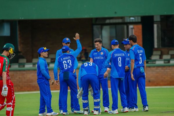 د افغانستان او زمبابوې د ۱۹ کلنو لوبډلو ترمنځ سیالۍ د اورښت له امله بېپایلې پای ته ورسېده