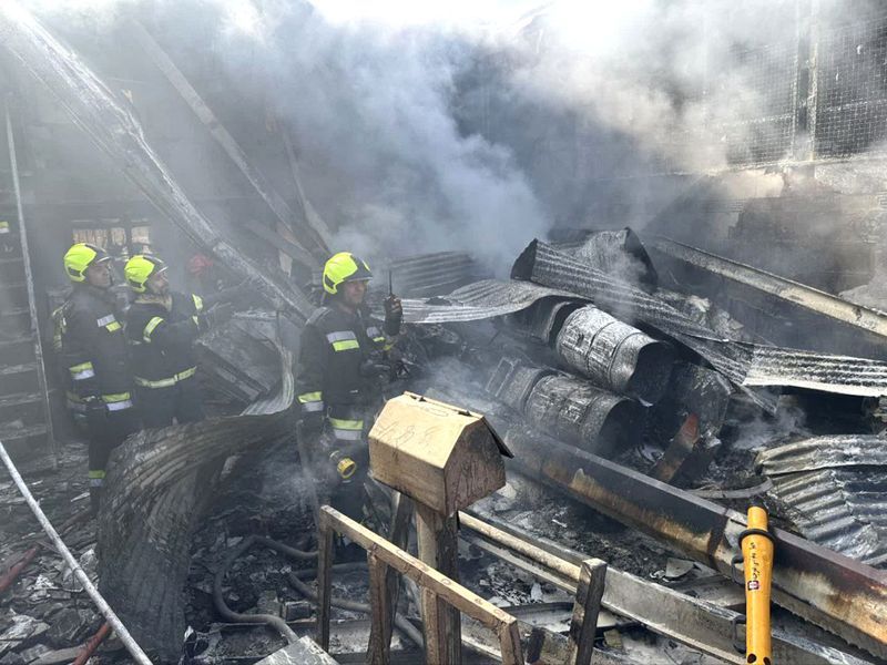 د ایران په اصفهان کې یوه پوځي چورلکه غورځېدلې ده