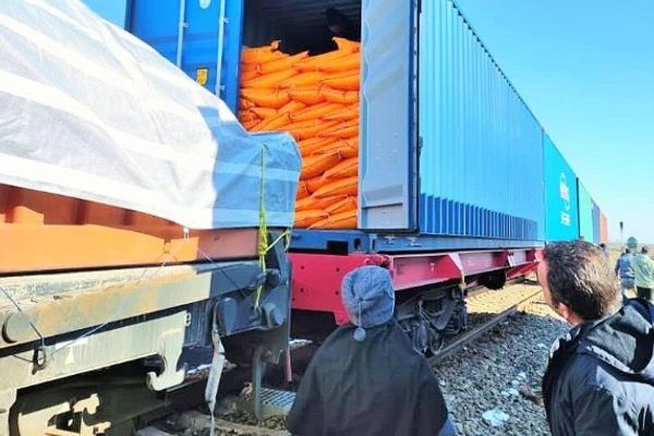 Iran-Afghanistan Rail Link Sees 60000 Tons Of Cargo In One Year