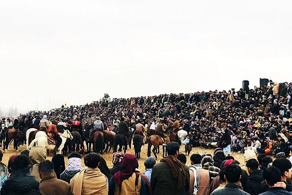 رقابتهای بزکشی با حضور ۶۰ چاپانداز در ولسوالی دندغوری بغلان برگزار شد