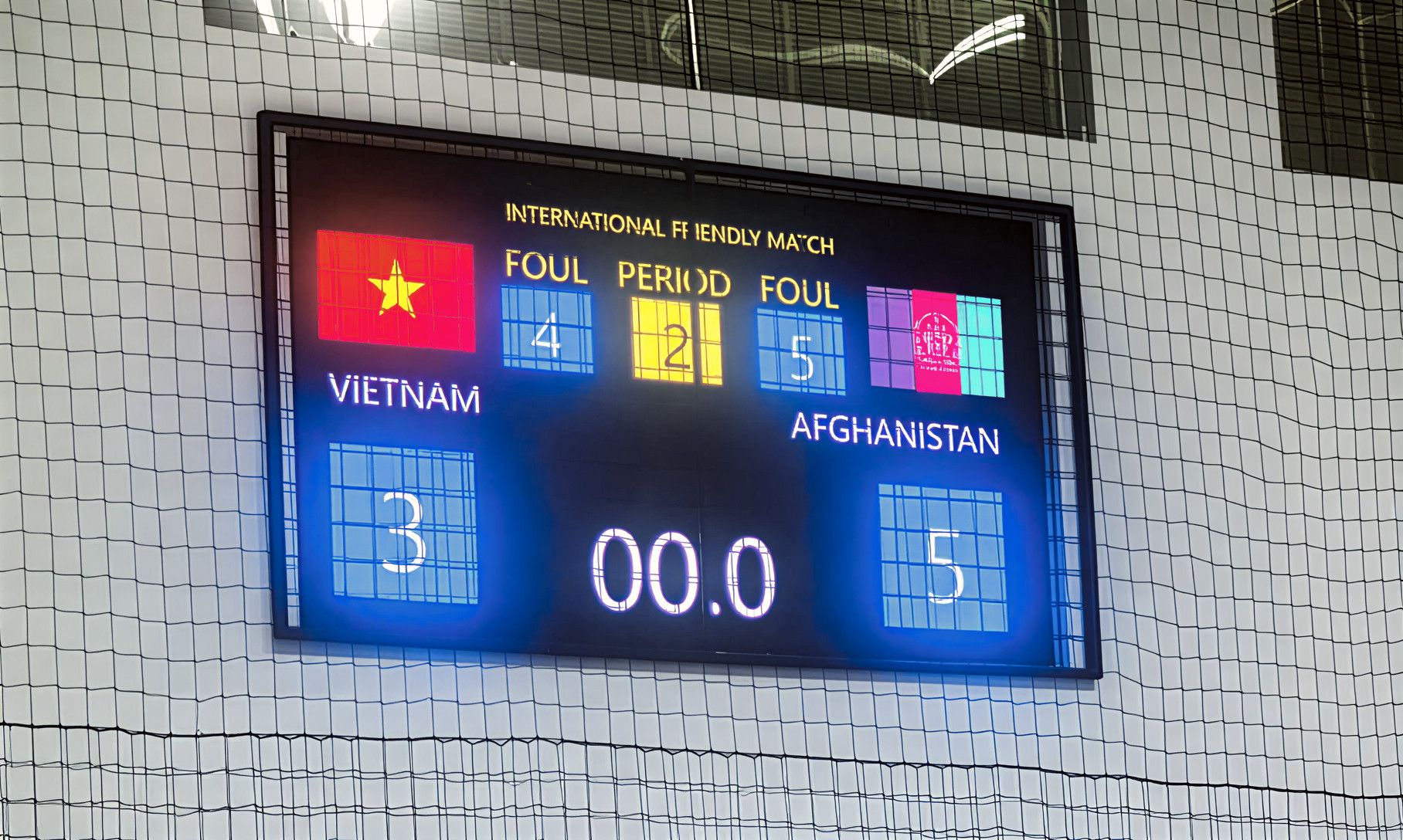 تیم ملی فوتسال افغانستان در نخستین دیدار تدارکاتی مقابل ویتنام به پیروزی رسید