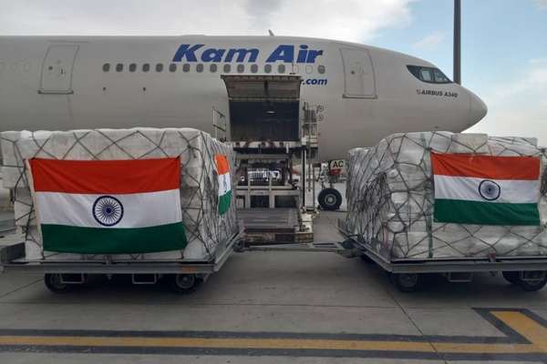 India Sends 20 Tones Of Vaccine Supplies To Afghanistan