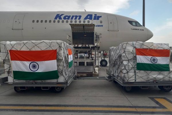 India Sends 20 Tones Of Vaccine Supplies To Afghanistan