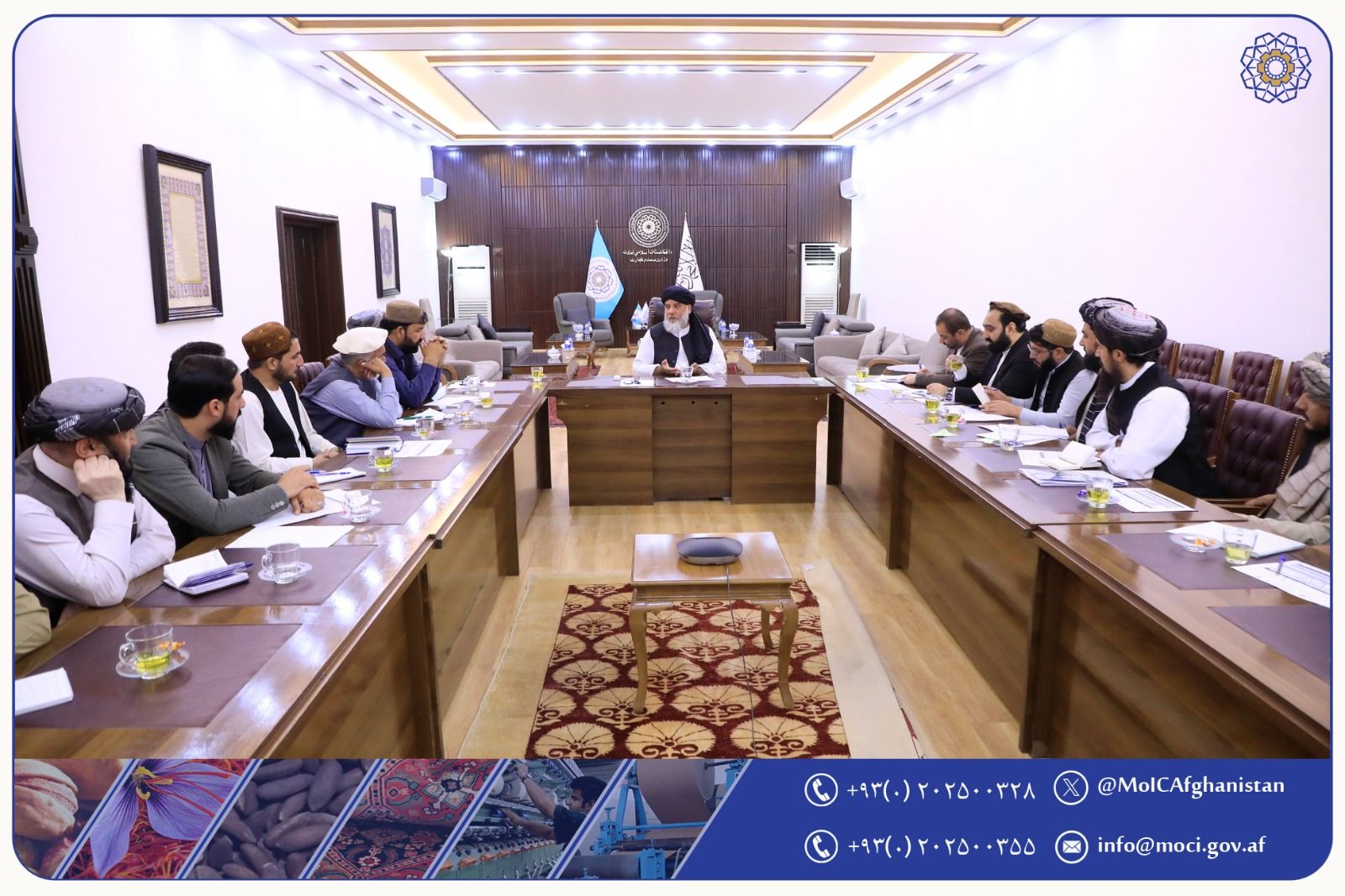 د طالبانو د سوداګرۍ وزیر د عوایدو راټولولو پر روڼتیا ټینګار کړی