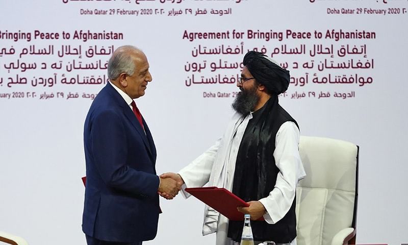 خلیلزاد: سرمنشی سازمان ملل برای تطبیق کامل موافقتنامه دوحه با طالبان دیدار کند